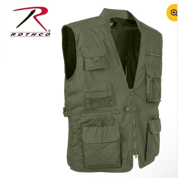 Rothco Other - Rothco Plainclothes Concealed Carry Vest Tactical CCW Cargo Olive Drab size S